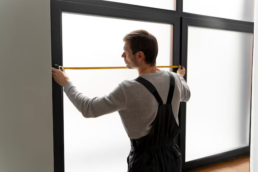 Measuring window Glass