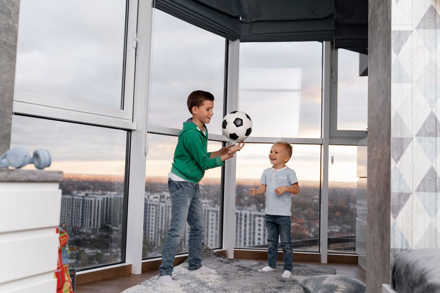Double-Hung Window Glass