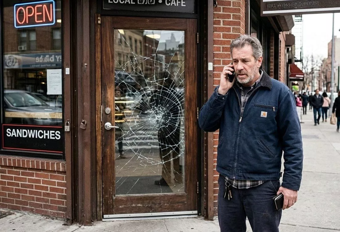 broken Storefront Glass in San Francisco