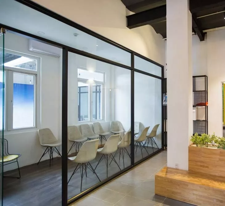 glass partition for office in San Francisco