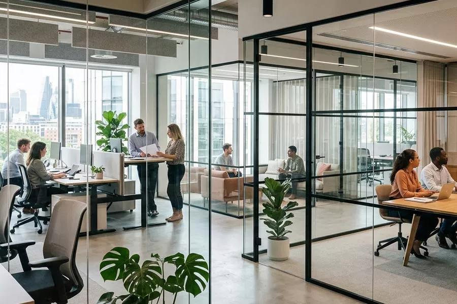 Office Glass Wall Partitions