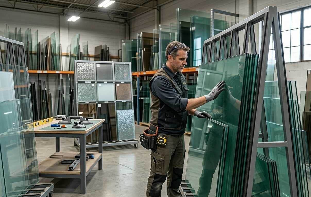 Glass used in Commercial Doors